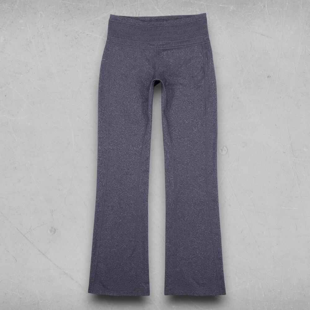 Prana Yoga Pants Women S Charcoal Gray Heather Wide Leg Flare Athleisure Casual